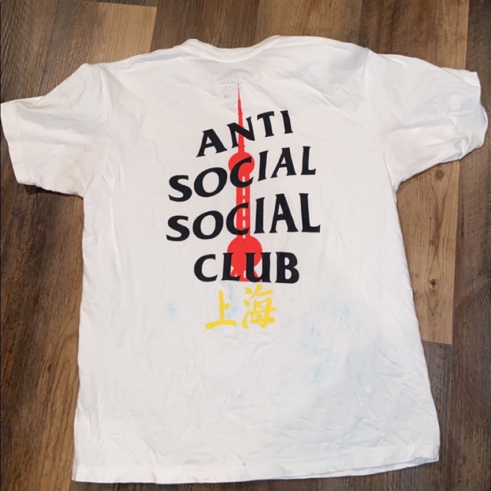 Anti social social club Shanghai tshirt